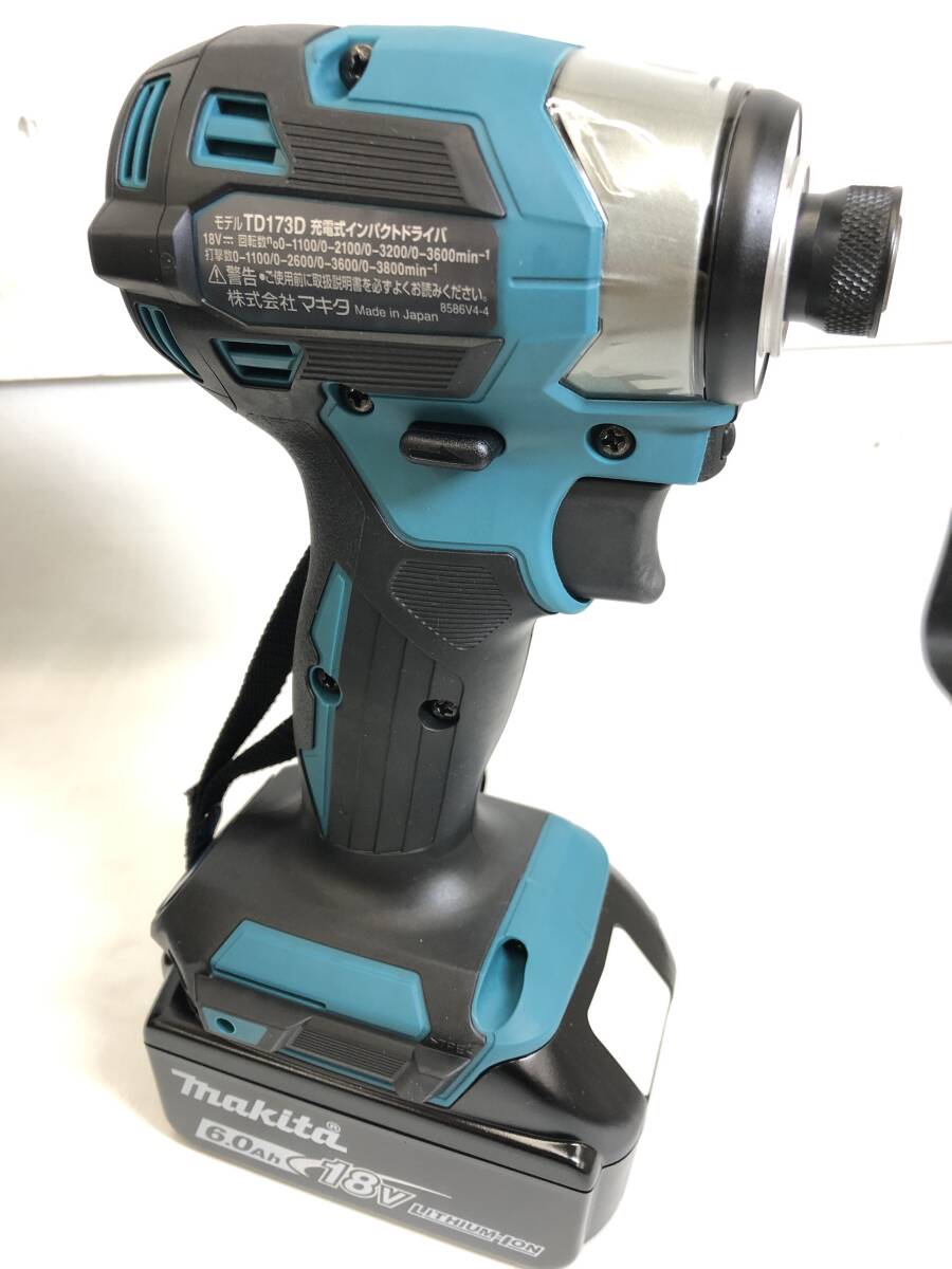 SH240518-01T/ 1 jpy start unused goods makita Makita rechargeable impact driver TD173DRGX 18V 6.0Ah