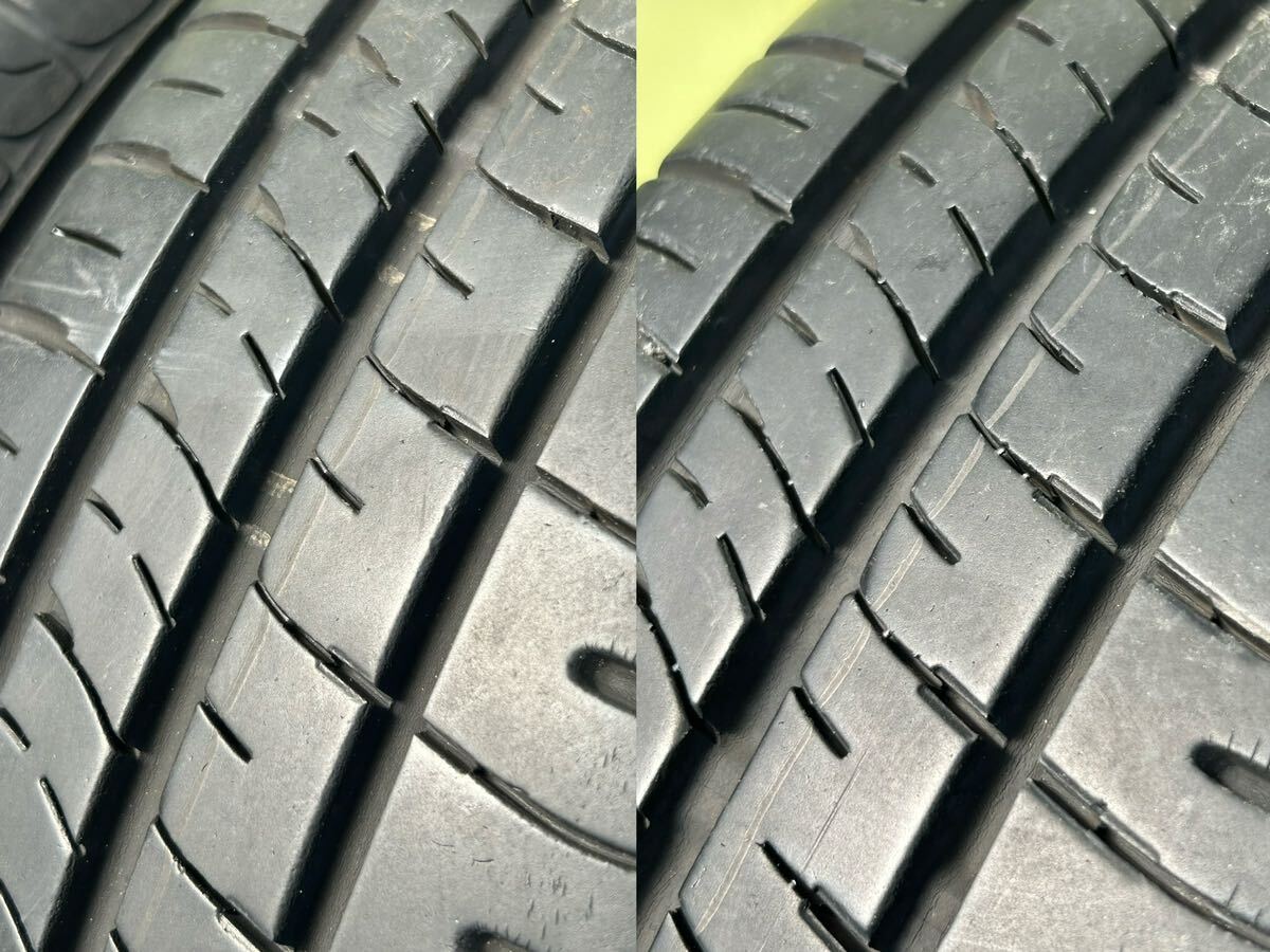 175/65R14 2019年ノーマル ダンロップ ４本セットカローラ フィールダー 120系NYトヨタ純正4穴 PCD100 ET+39 14×5.5J ハブ54mm夏タイヤ_画像7