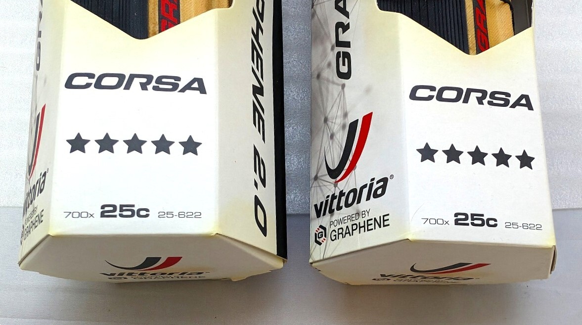 ★☆[未使用・新品] VITTORIA ヴィットリア ビットリア CORSA G2.0 コルサ グラフェン 2.0 700X25C 2本セット☆★の画像2