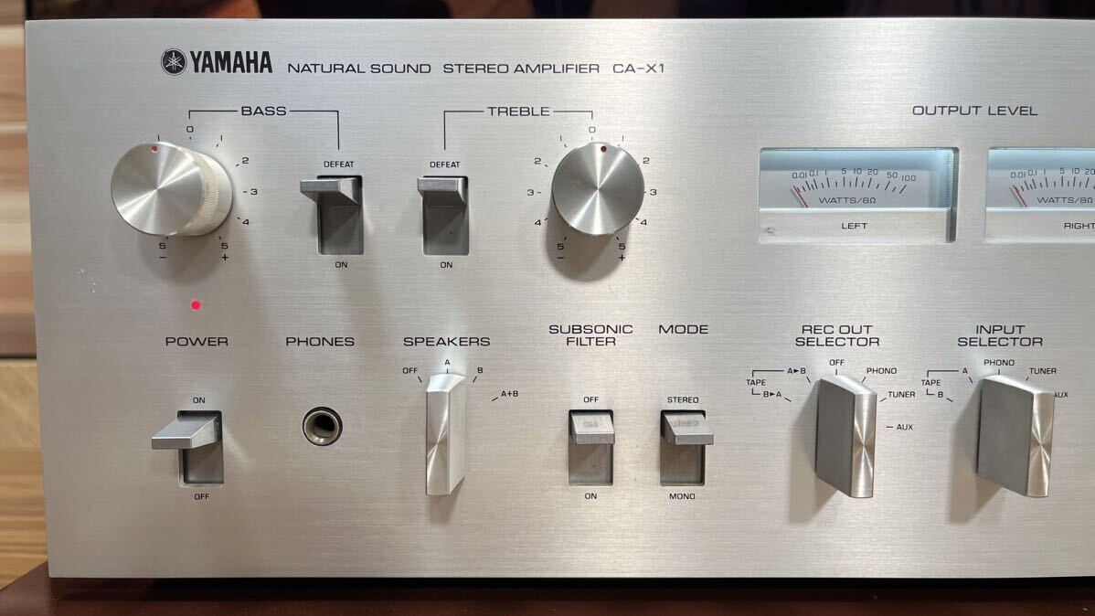 YAMAHA Yamaha CA-X1 pre-main amplifier amplifier maintenance maintenance goods operation excellent LED specification 