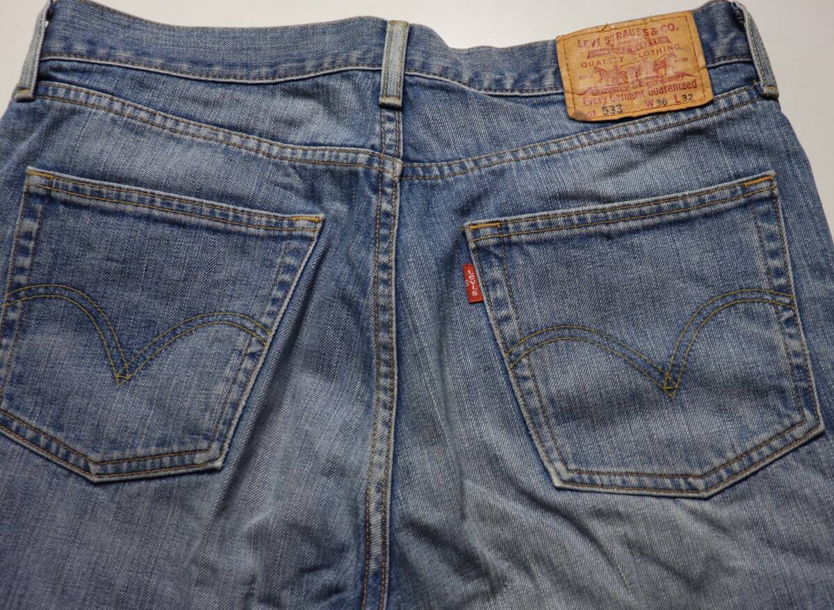 ♂ Levi’s 533 ▲USED加工▲ヒゲ落ち▲W３６_画像4