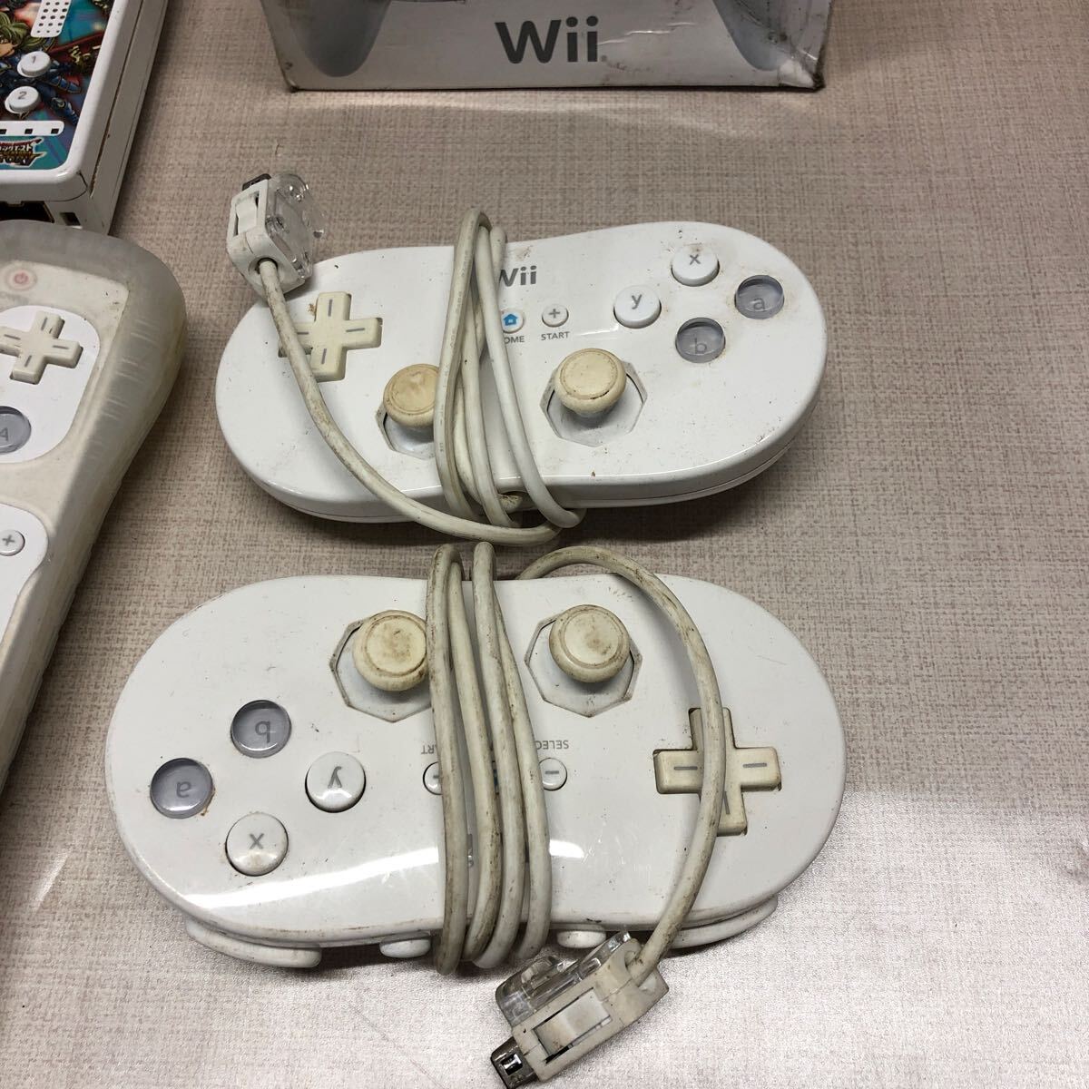 (J1325)任天堂 Nintendo Wiiリモコン コントローラー ニンテンドー まとめ_画像4