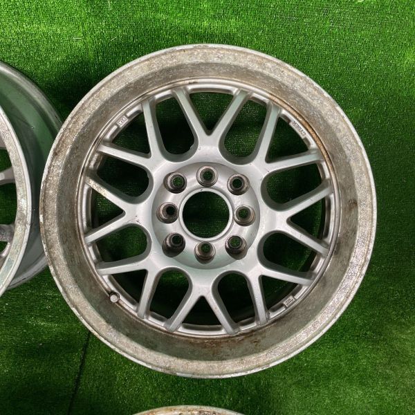 ALL 1円から！売切！ 576.Racing HART 15×6.5J +32 100 114.3 4穴 マルチ 4本 レーシングハート 希少 アルミホイール レストアベース_画像3