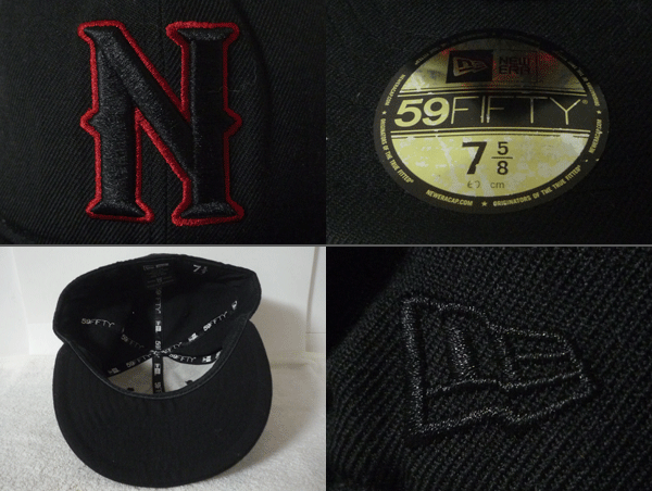 NEWERA　ニューエラ　N TOKYO　ブラック　レッド　Nロゴ　キャップ　帽子　メンズ_画像3