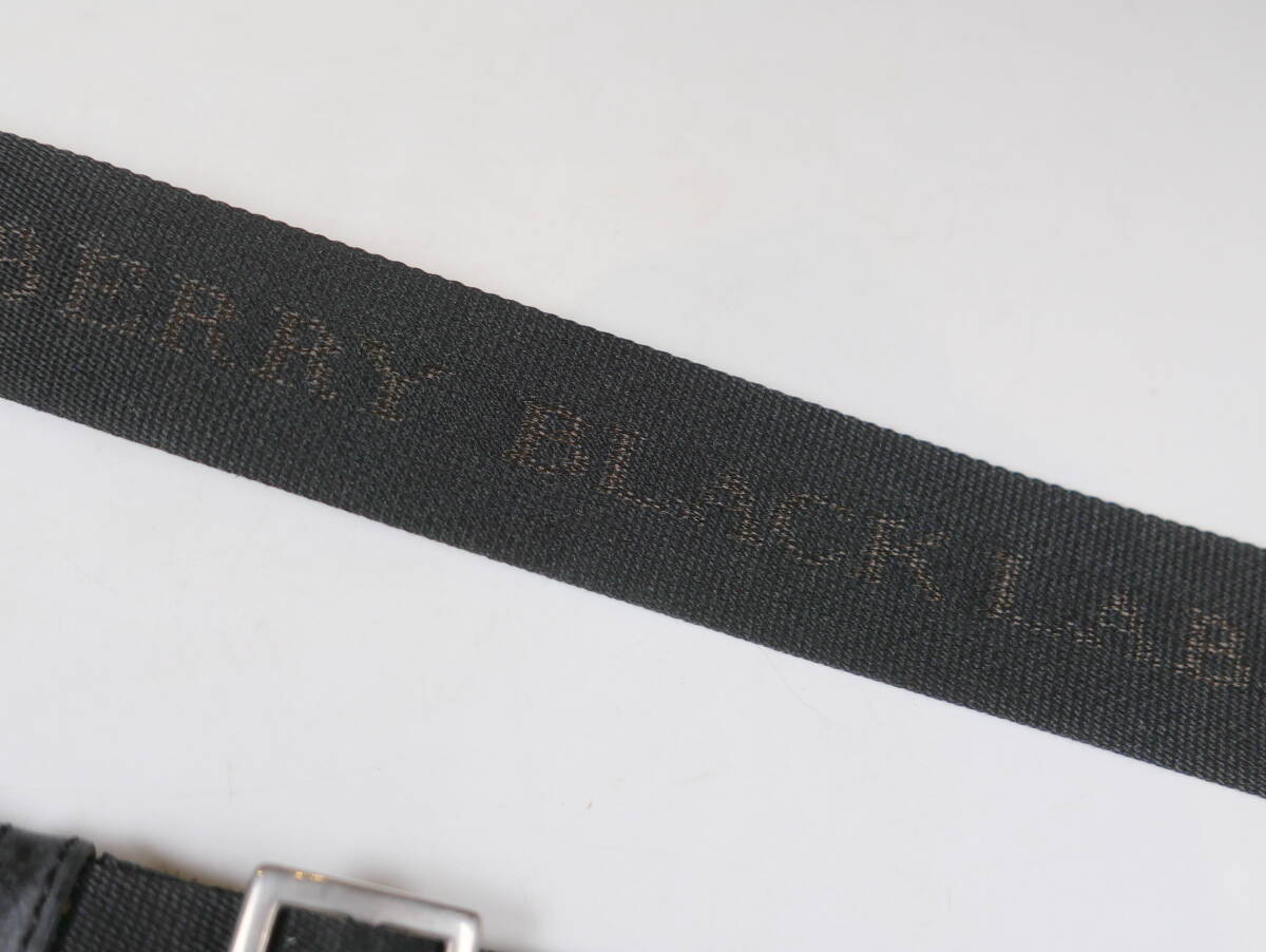 中古★BURBERRY BLACK LABEL バーバリー ブラックレーベル ナイロン 斜め掛け ボディーバッグ 220×140mmの画像9