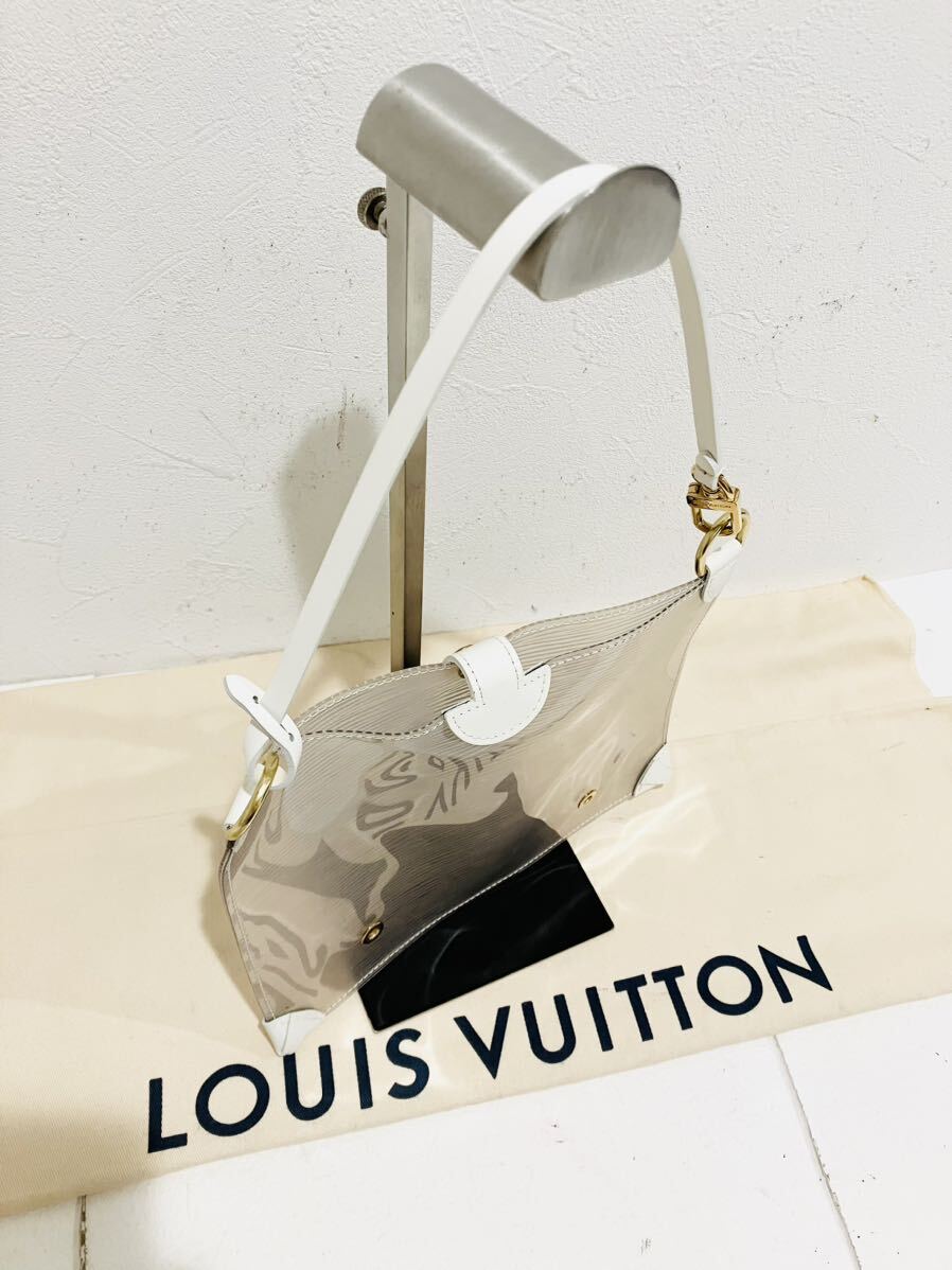 LOUIS VUITTON ★ 超美品 ルイヴィトン エピプラージュ 希少 ホワイト ポーチ バッグの画像2