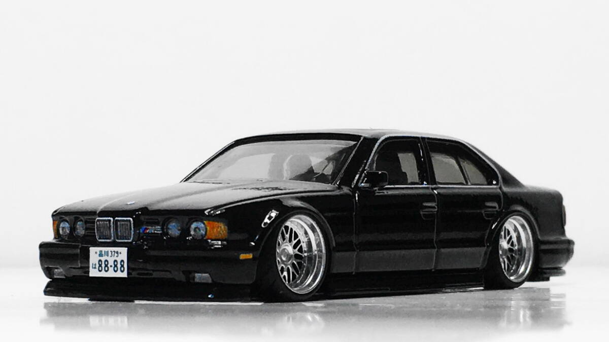 HOTWHEELS改1991 BMW M5 E34ローダウン深リムBBS-LM_画像1