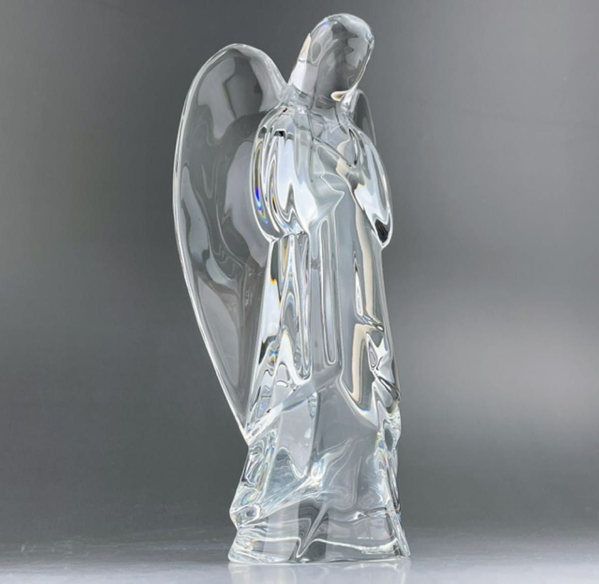 バカラ Baccarat クリスタル オブジェ 聖母子 美品　ボックス　マリア バカラ Baccarat クリスタル オブジェ 聖母子 美品 ボックス マリア