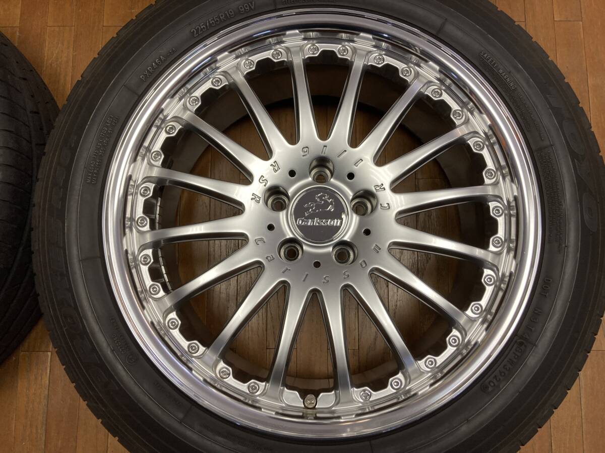 ◆Calsson 1/16RSR 19インチ◆8.5J+40 5H114.3◆R46 225/55R19 2020年製造◆CX8 CX5 ハリアー RAV4 エクストレイル等◆_画像2