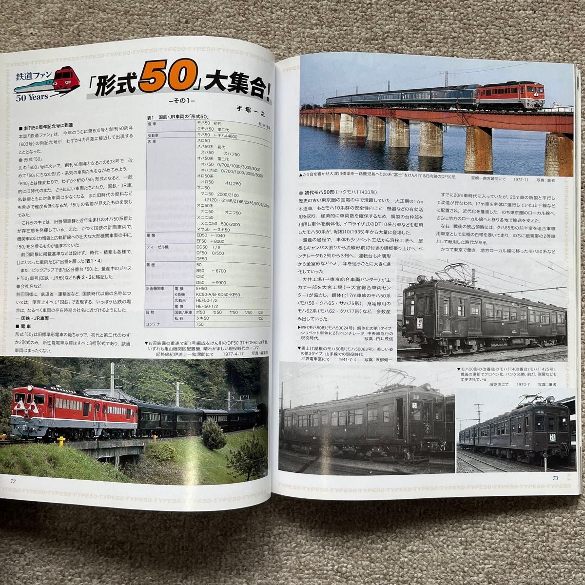 鉄道ファン　No.603　2011年 7月号　創刊50周年記念号　付録付き