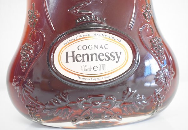 5-2 未開栓 Hennessy ヘネシー XO 金キャップ クリアボトル 700ml 40% コニャック ブランデー 古酒  現状品の画像4