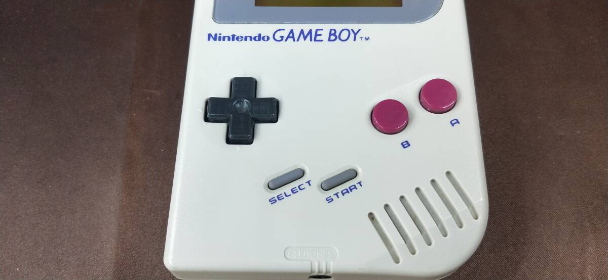 mom/000052/0508/Nintendo 任天堂 ニンテンドー 初代GAME BOY ゲームボーイ 箱 取説 本体イヤホン 付属 動作確認済み ※中古訳アリの画像4