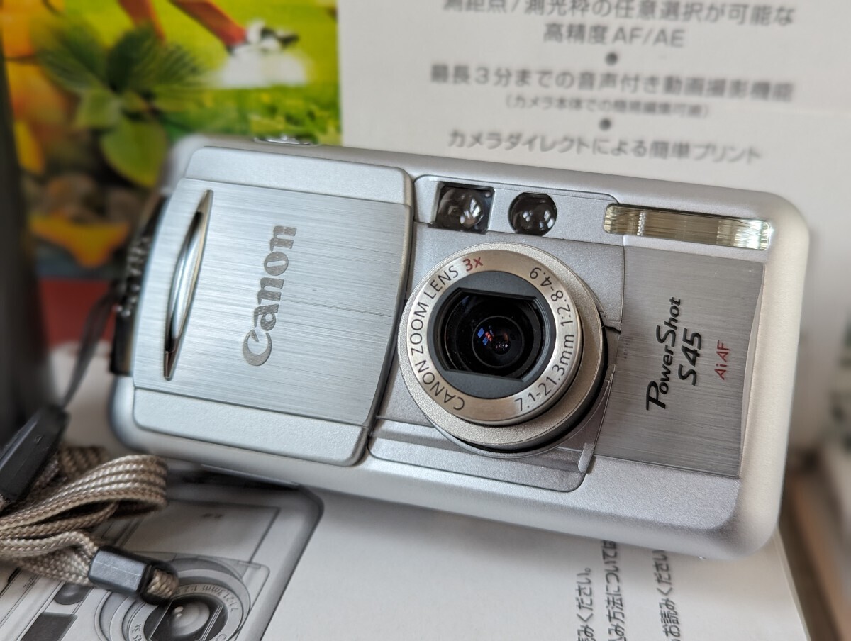 人気☆CANON PowerShot S45・IXY DIGITAL 10☆キヤノン コンパクトデジタルカメラ_画像2