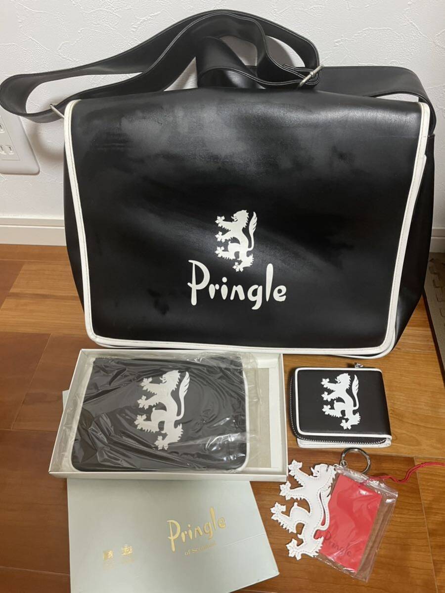 送料無(wú)料★即決★Pringleプリングル バッグ?財(cái)布?小物入れ?キーホルダー等4點(diǎn)セット　ショルダーバッグ