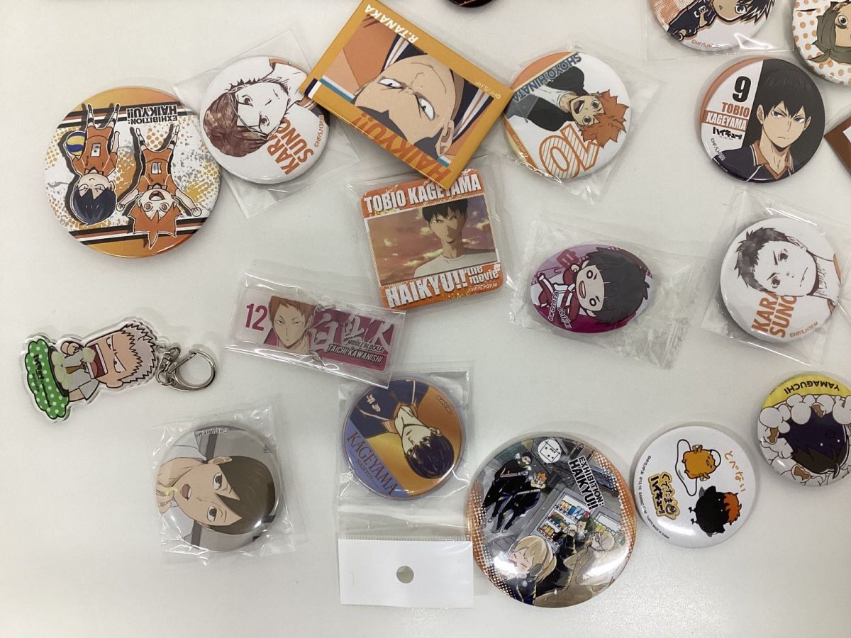 [ present condition ] Haikyu!!!! goods set sale can badge acrylic fiber key holder other 