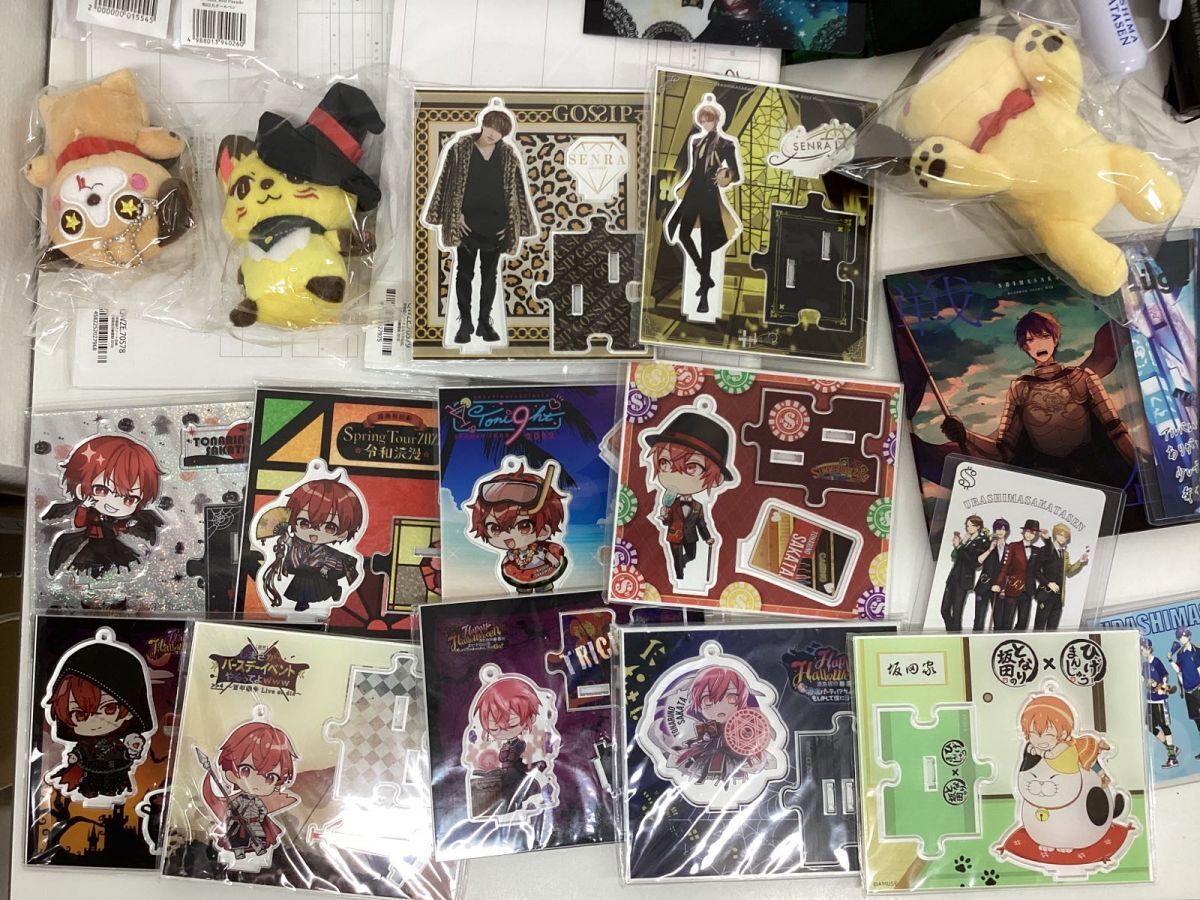 [ present condition ].. hand goods set sale . island slope rice field boat senla somewhat larger quantity can badge soft toy acrylic fiber stand CD other 