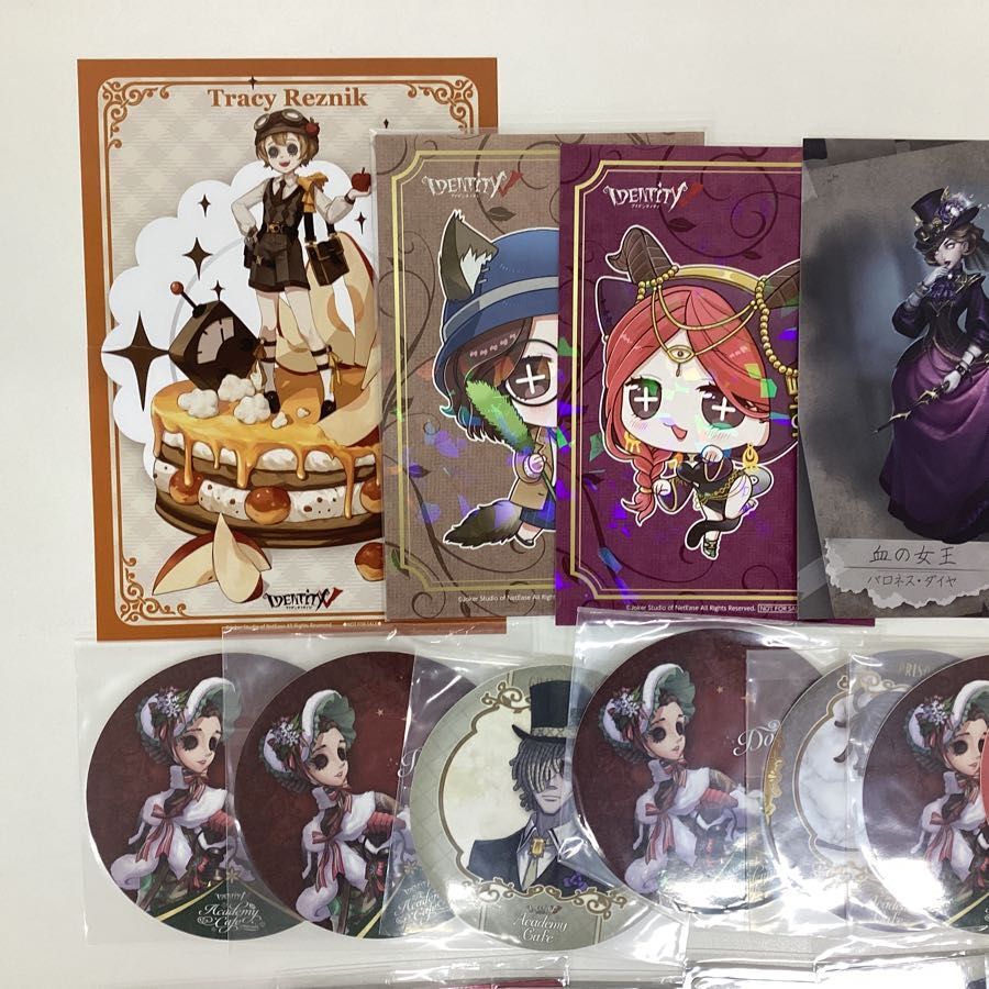 [ present condition ] Identity V the fifth person . I tentitiSWEETS PARADISE clear book mark Coaster postcard other acid pala