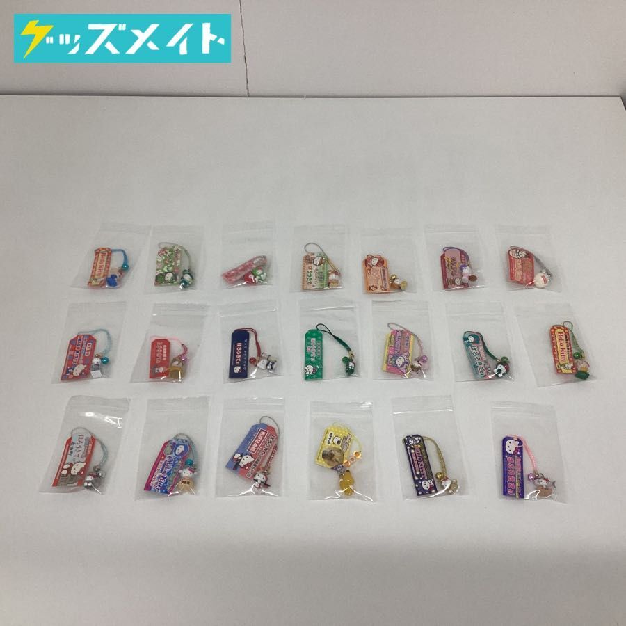 [ present condition ]Sanrio Sanrio . present ground Hello Kitty netsuke strap set sale Hamana lake Niigata Hokkaido other 