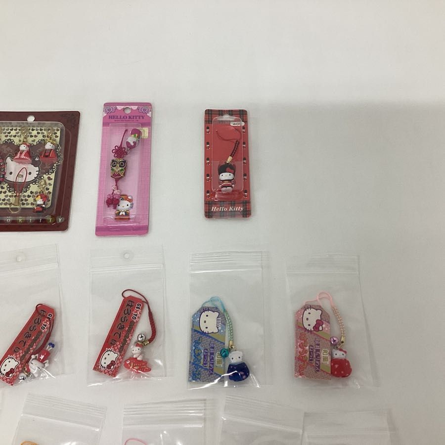 [ текущее состояние ]Sanrio Sanrio Hello Kitty netsuke ремешок продажа комплектом Лолита мода kokeshi история Lucky цвет др. 