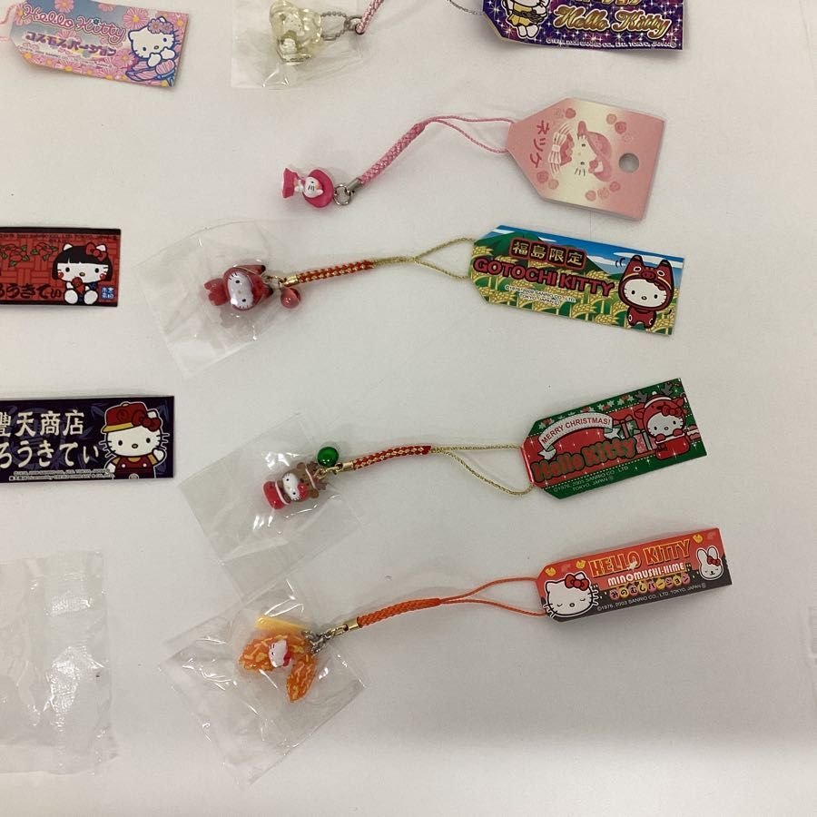 【現状】Sanrio サンリオ ハローキティ 根付ストラップ まとめ売り ローズバージョン 豊天商店 福島限定 コスモスバージョン 他_画像5