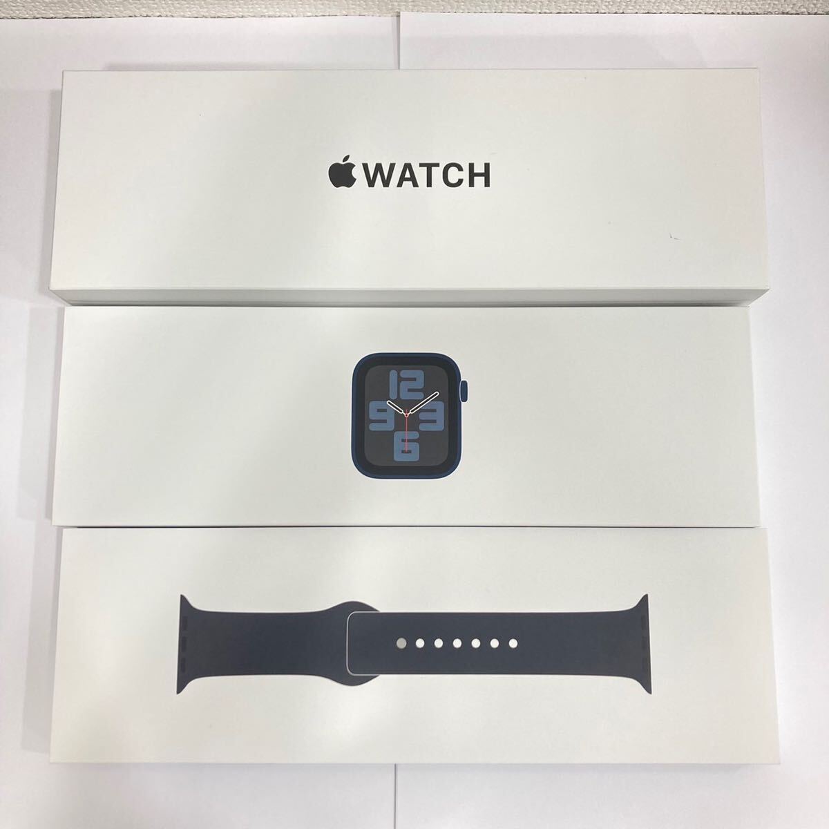 1 иен ~ не использовался нераспечатанный Apple Watch SE no. 2 поколение Apple часы 44mm MRH53J/A midnight Midnight GPS+Cellular A2724 спорт частота 