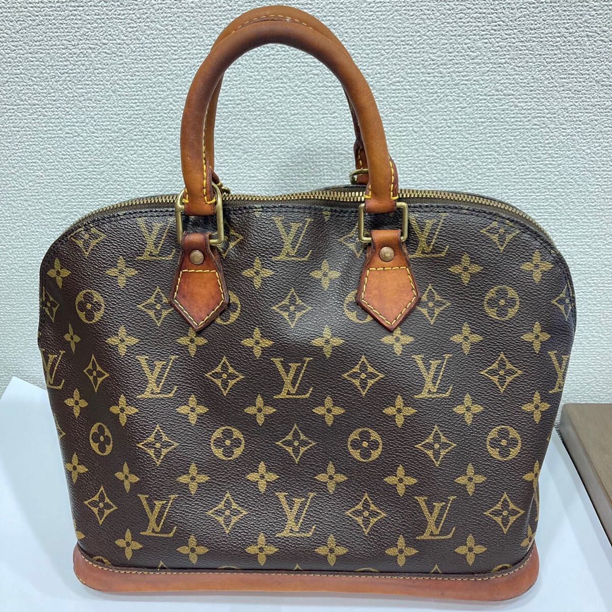 中古品 LOUIS VUITTON ルイヴィトン LV モノグラム アルマPM ハンドバッグ M53151 TH0997 ブラウン系 レディース カバン 鞄の画像2