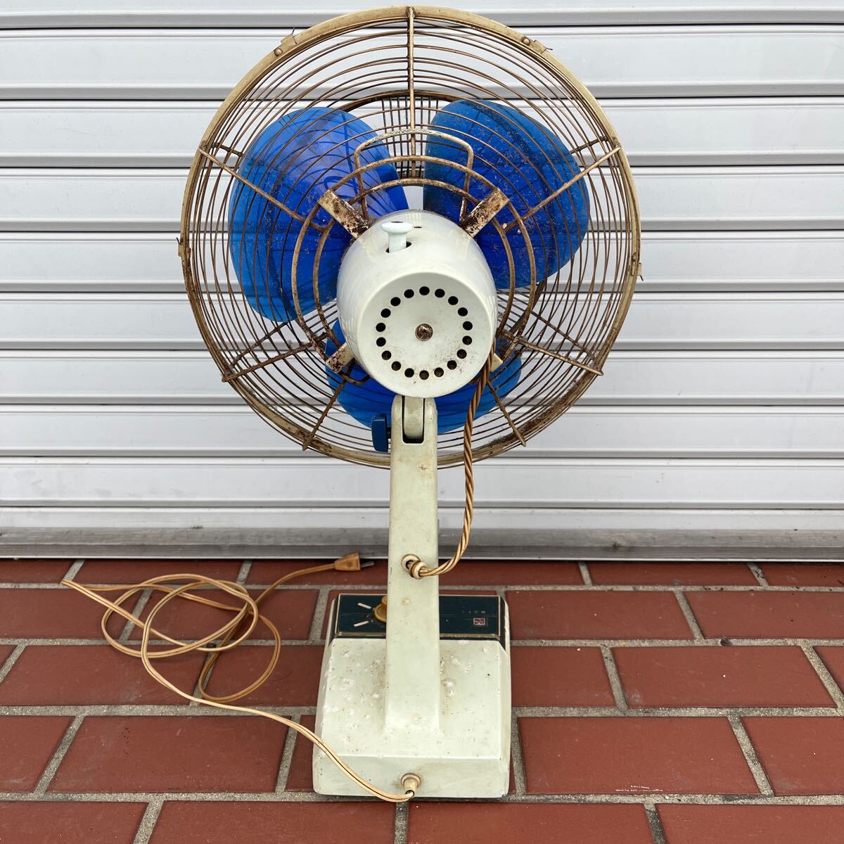 昭和レトロ 扇風機 National ナショナル F-30DK レトロ扇風機 当時物 ELECTRIC FAN アンティーク ヴィンテージ の画像4