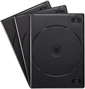 サンワサプライ DVDトールケース(2枚収納・3枚セット・ブラック) DVD-TN2-03BK_画像2