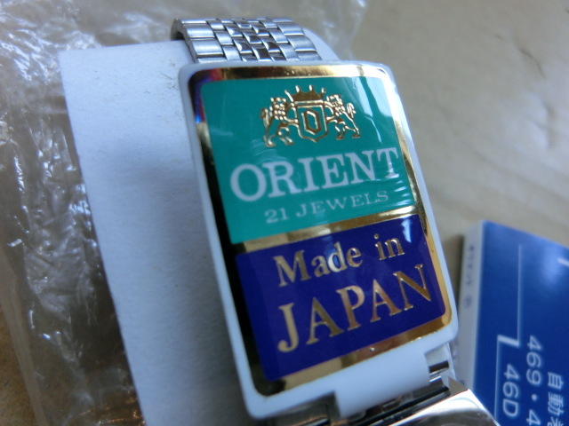 未使用2点◆ORIENT/オリエント 自動巻 腕時計 日本製 デイデイト 21石 メンズ レディース ボーイズ_画像3