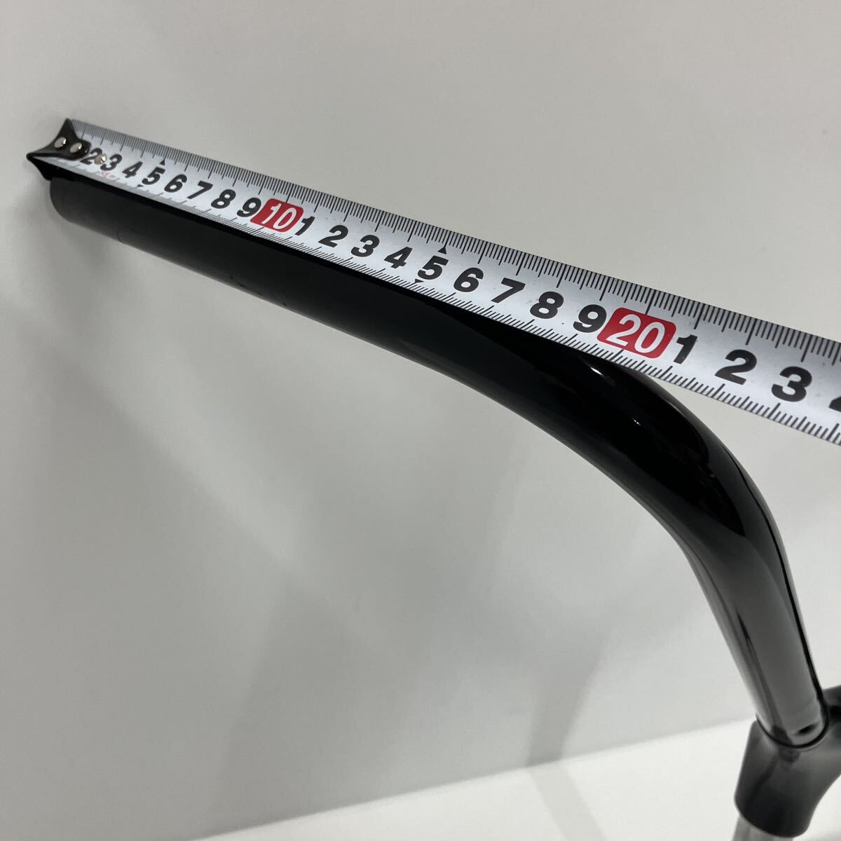 【未使用】自転車 ハンドル V字 シートポスト付き ブラック スチール製 菅M-44の画像2