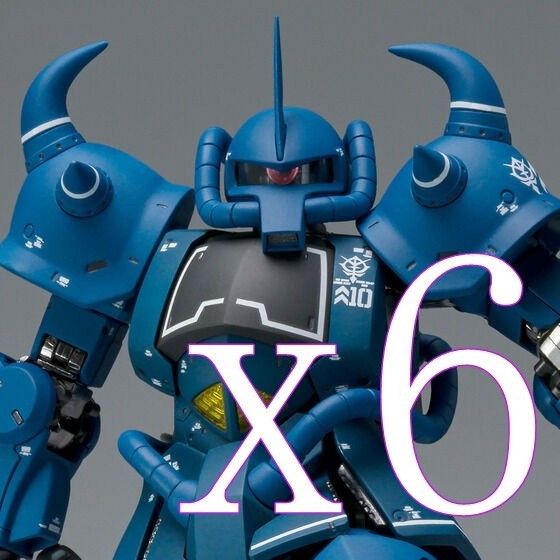 GUNDAM FIX FIGURATION METAL COMPOSITE MS-07B グフ 6個