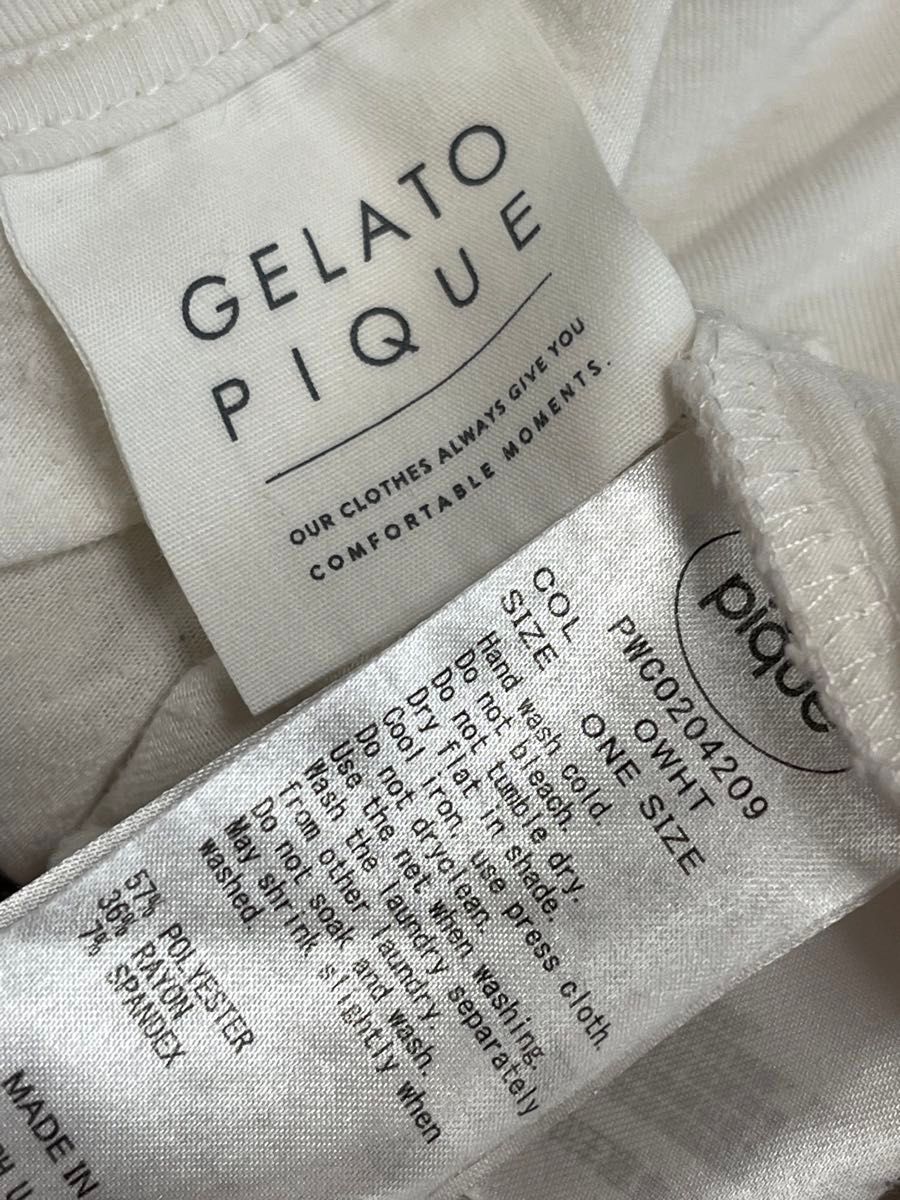 ジェラートピケ　gelato pique フェイバリットドレス　 ワンピース　部屋着　Tシャツワンピース