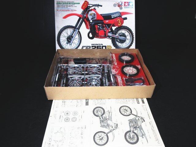 XB781^ Tamiya /1/12 motorcycle series / plastic model / Honda NS500/CB1100R/RS1000/CX500 turbo other // total 7 point // not yet constructed / present condition delivery 