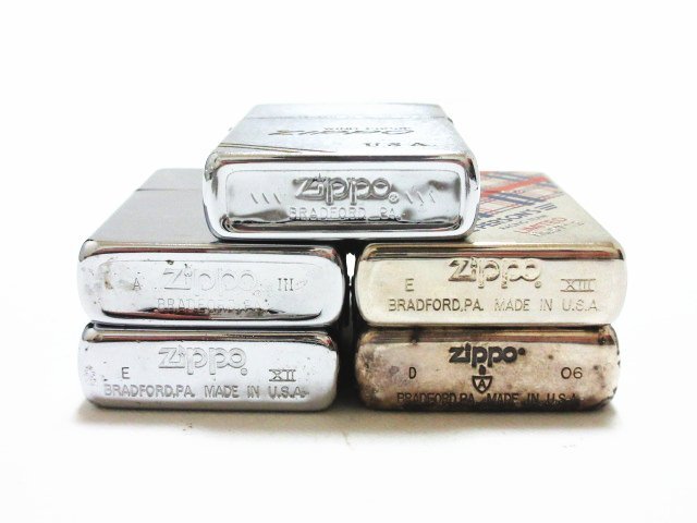 XB902◇ジッポー オイルライター ダイアゴナルライン ウィンドプルーフ U.S.A. 他 1984~2006年製 // 計5点 // ZIPPO WIND-PROOF 喫煙具 /_画像10