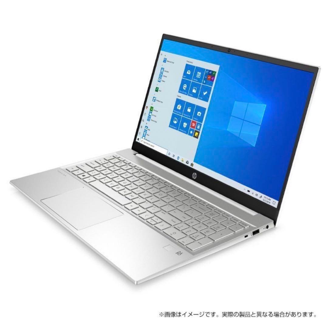 【新品】【保証書付】【Windows 11 Home】HP 15-EH2066AU RYZEN7(5825U)-2GHZ 16GB SSD1024GB 液晶15.6インチ_画像1
