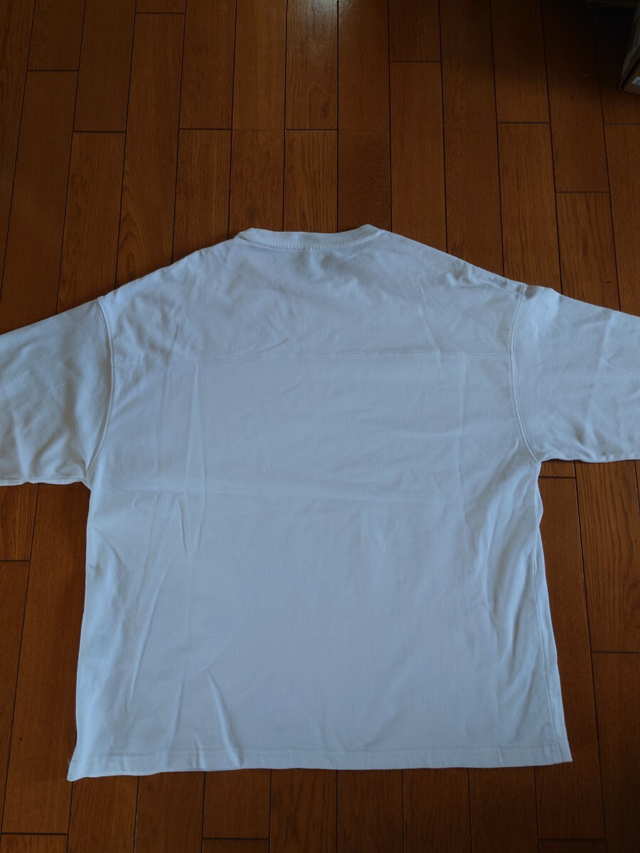 ザ・ダファー・オブ・セントジョージ 7分袖 オーバーサイズ ビッグシルエット ワンポイントTシャツ ホワイト Sの画像6