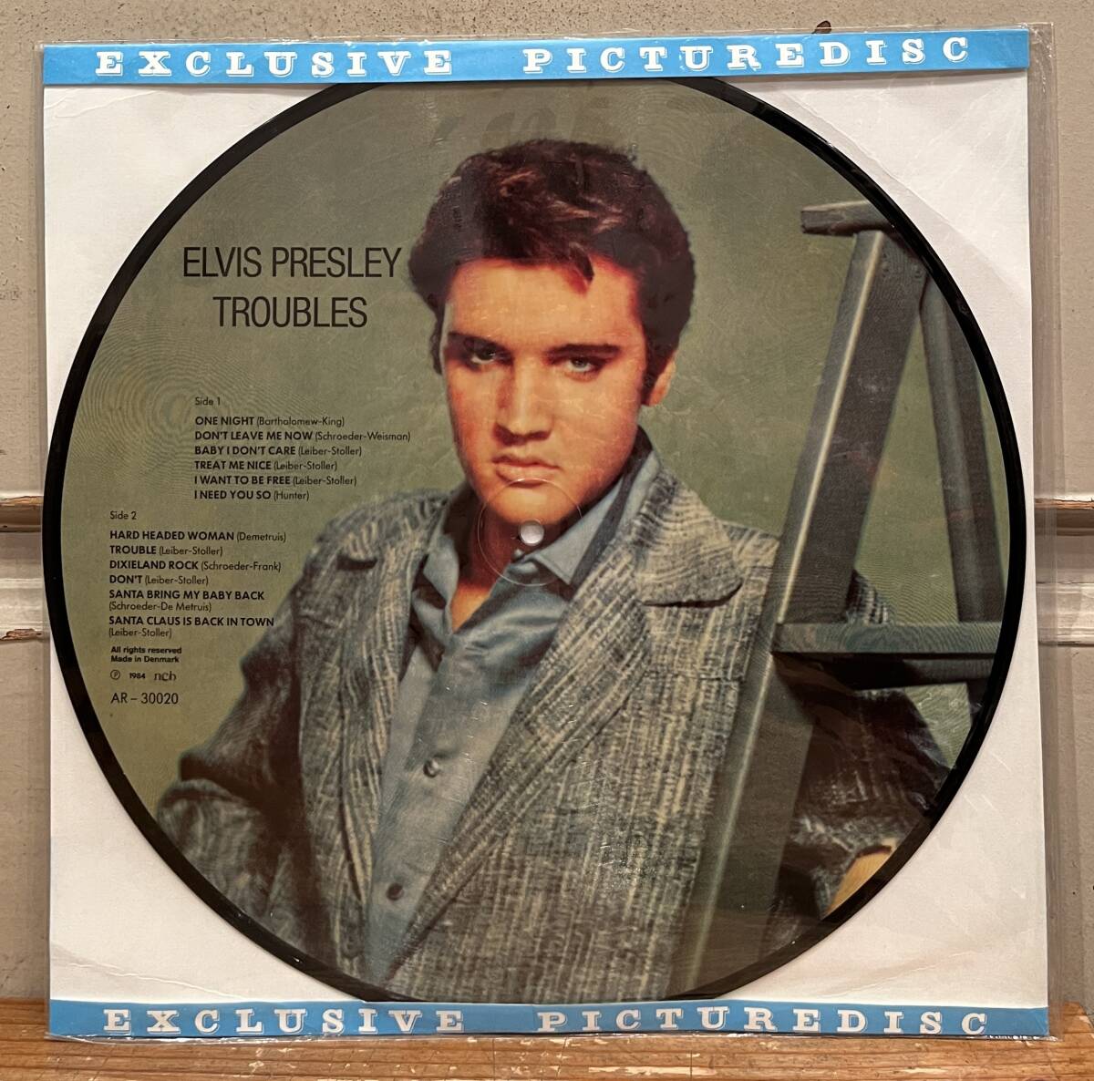 ◇ピクチャー盤!レコード/LP◇エルヴィス・プレスリー Elvis Presley / トラブル Troubles (AR 30020)◇Denmark盤_画像1