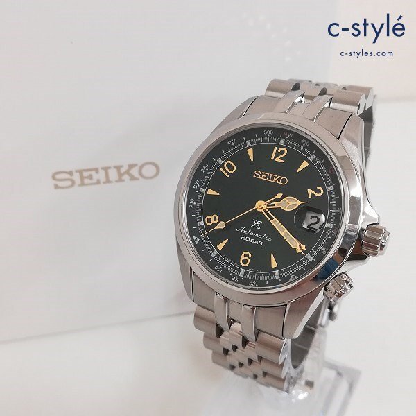 O022a [動作品] SEIKO セイコー 腕時計 シルバー アルピニスト 自動巻き SBDC091 | ファッション小物 P