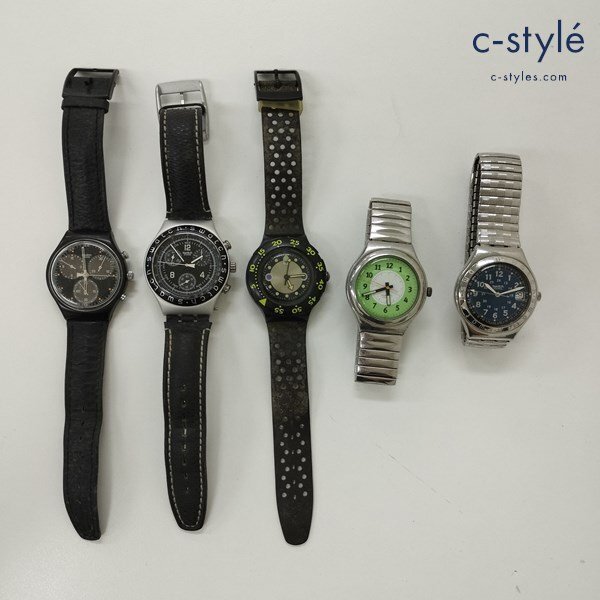 O138a [セット] Swatch スウォッチ IRONY アイロニー 他 腕時計 計5点 | ファッション小物 Nの画像1