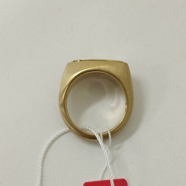 O226a [ unused goods ] DIESEL diesel ring 6.5 Gold ring D Logo DX1370 | other G