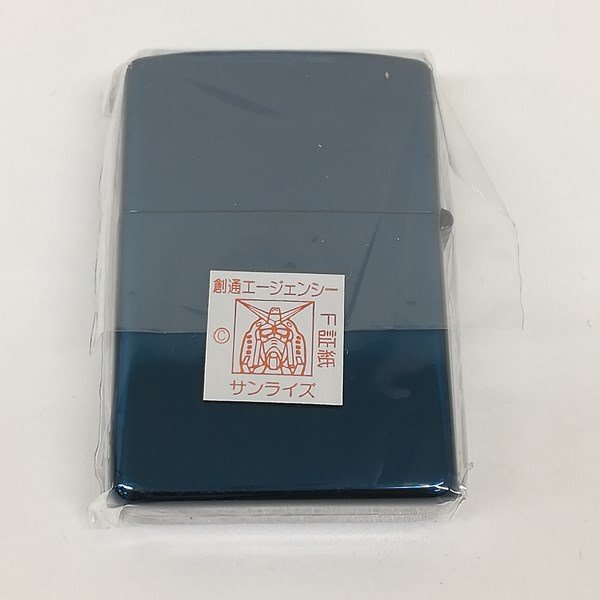 B900a [未使用品] ZIPPO ジッポー 機動戦士ガンダム グフ MS-07B version No.3 2002年製 オイルライター ブルー 喫煙具 煙草 | その他 Y_画像2