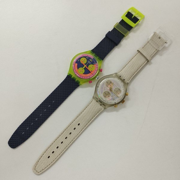 F311a [セット] Swatch スウォッチ 腕時計 クロノグラフ クォーツ 計4点 | ファッション小物 N_画像3