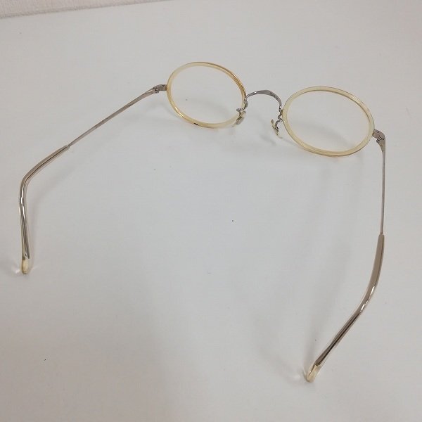 O505a [セット] 白山眼鏡店 ハクサンガンキョウテン 眼鏡 シルバー ブラウン系 度あり アイウェア メガネ | ファッション小物 Y_画像2