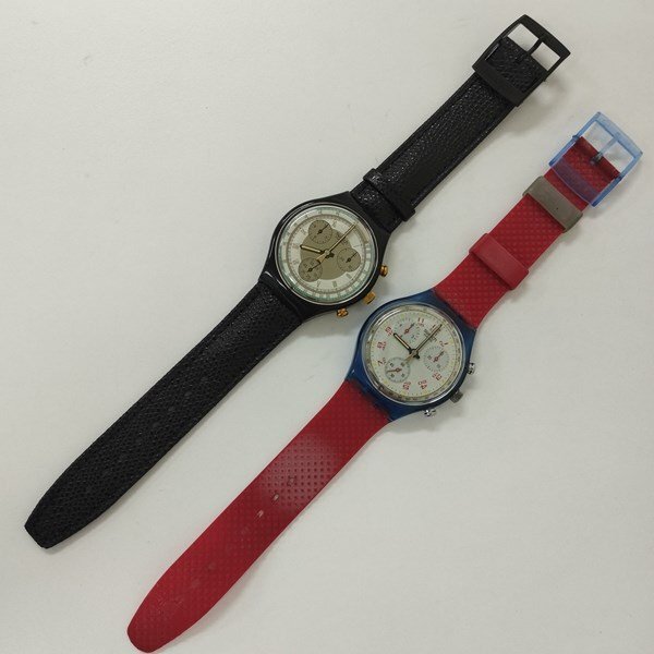 F314a [セット] Swatch スウォッチ 腕時計 クロノグラフ クォーツ 計4点 | ファッション小物 N_画像3