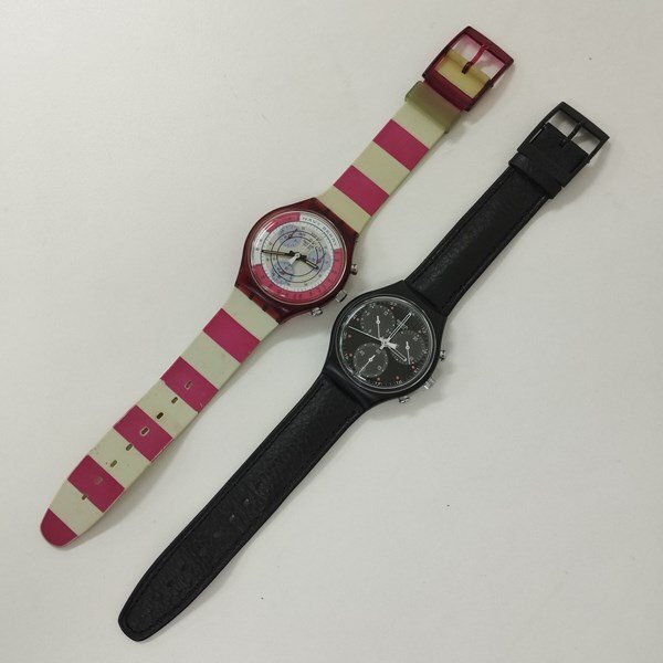 F312a [セット] Swatch スウォッチ 腕時計 クロノグラフ クォーツ 計4点 | ファッション小物 N_画像3