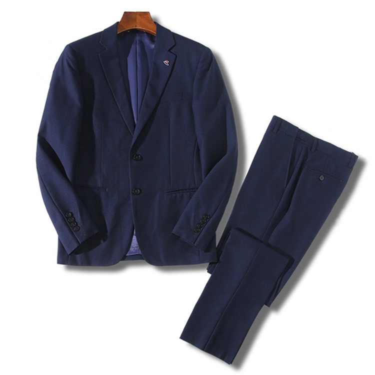 S1505-XL ネイビー/新品スーツカンパニー スーツ セットアップ 上下ジャケット パンツ 高品質 細身 春秋 ビジネス メンズ セットアップ _画像1