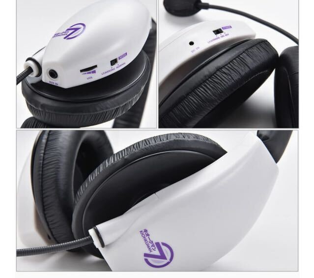 城下工業 キオークマン7 日本製 密閉型 両耳 ヘッドセット型 語学学習機 自分の声が聞こえる ヘッドホン マイク付き SH-9501_画像6
