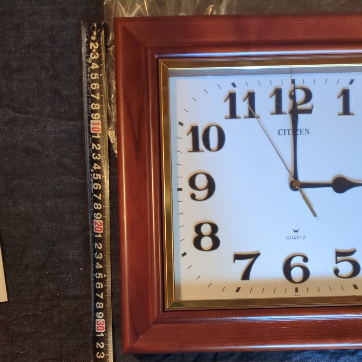 シチズン 壁掛け時計 昭和レトロ 木製