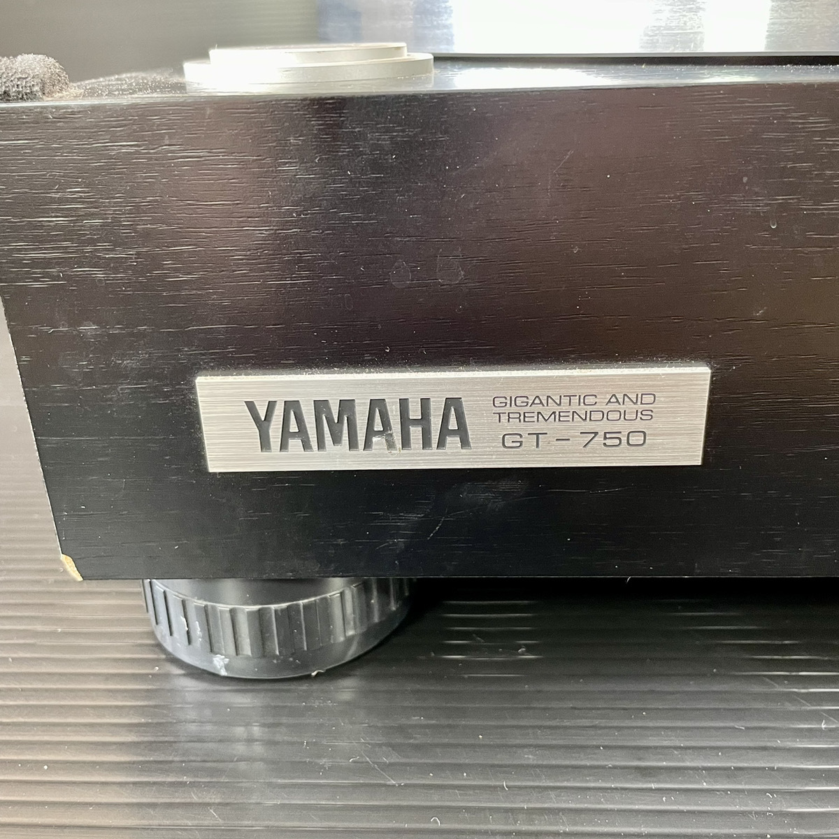 【高級銘機/動作美品】YAMAHA ヤマハ GT-750 ターンテーブル レコードプレーヤー GT-1000 GT-2000 GT-2000L の兄弟機_画像2