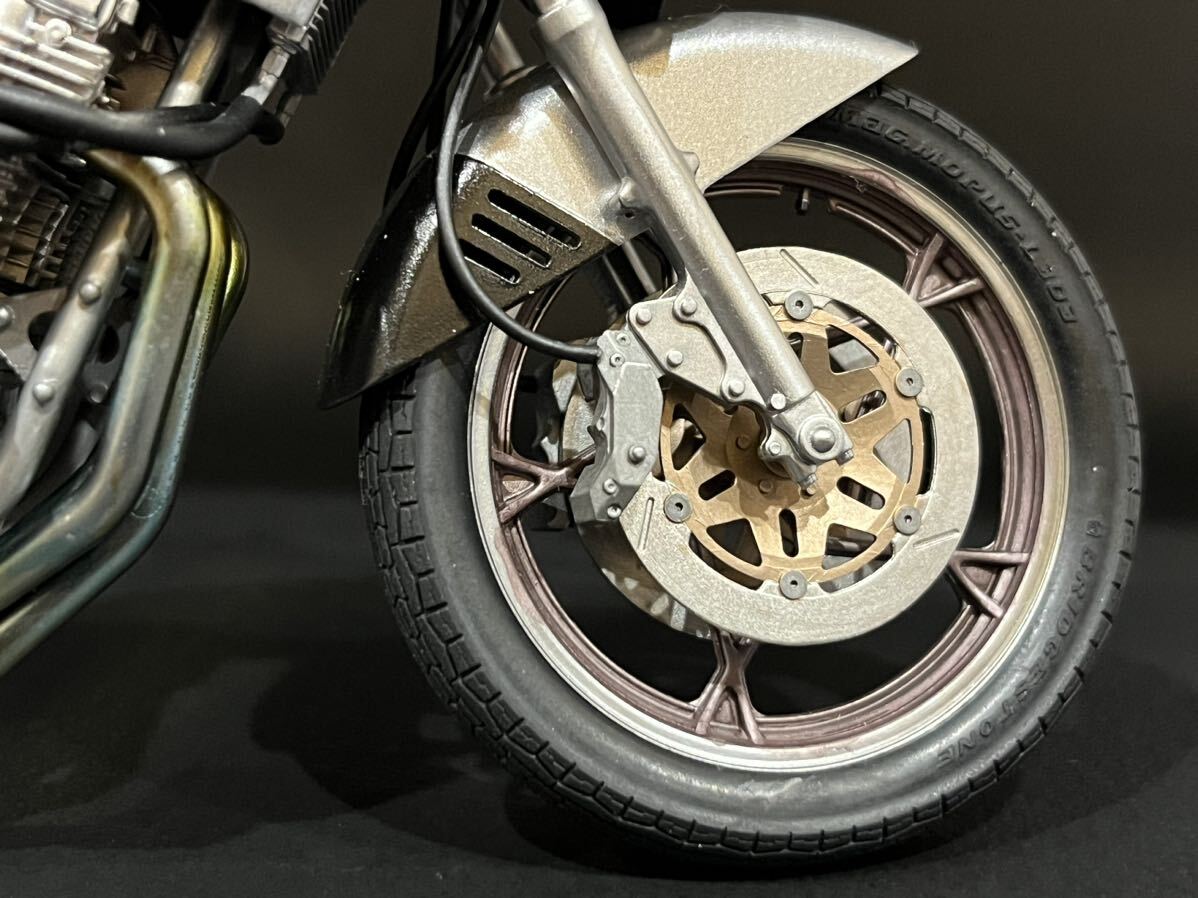 完成品 GSX1100S カタナ カスタムチューン スズキ タミヤ 模型 プラモデル 1/12 バイク オートバイシリーズNO65_画像9